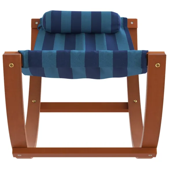 Hamac Balansoar Copii Albastru - Țesătură cu Dungi - Livrare Gratuită