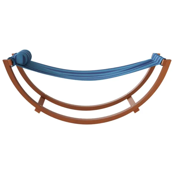 Hamac Balansoar Copii Albastru - Țesătură cu Dungi - Livrare Gratuită