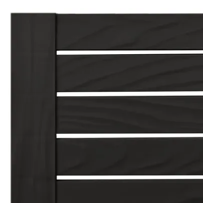 Șezlonguri Exterior Negre - 2 Bucăți - Livrare Gratuită