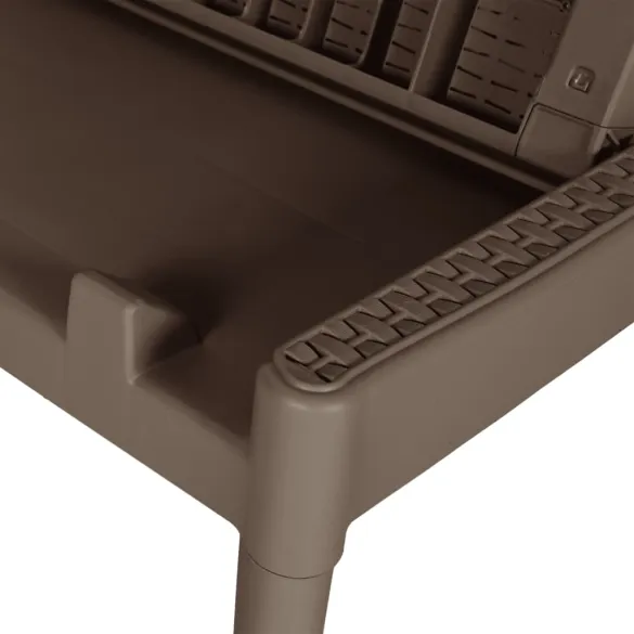 Șezlong Exterior Maro - PP Rezistent - Livrare Gratuită