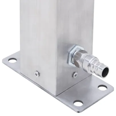 Coloană de apă de grădină - oțel inoxidabil - 80 cm