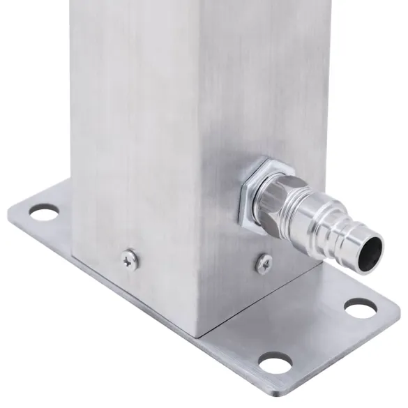 Coloană Apă Grădină Oțel Inoxidabil 100cm - Livrare Gratuită