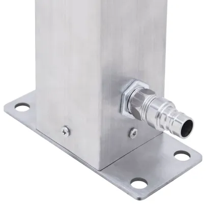 Coloană Apă Grădină Oțel Inoxidabil 100cm - Livrare Gratuită