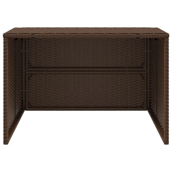 Garaj Mașină Tuns Iarba Maro Poliratan | Livrare Gratuită