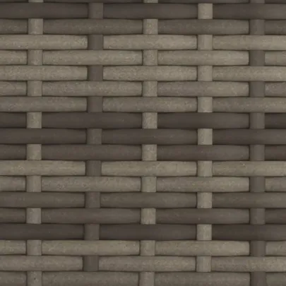 Şezlong Dublu cu Baldachin şi Perne - Gri - Poliratan