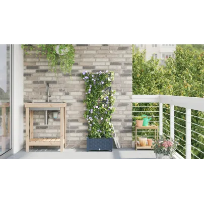 Vază Grădină Plastic cu Depozitare - Livrare Gratuită