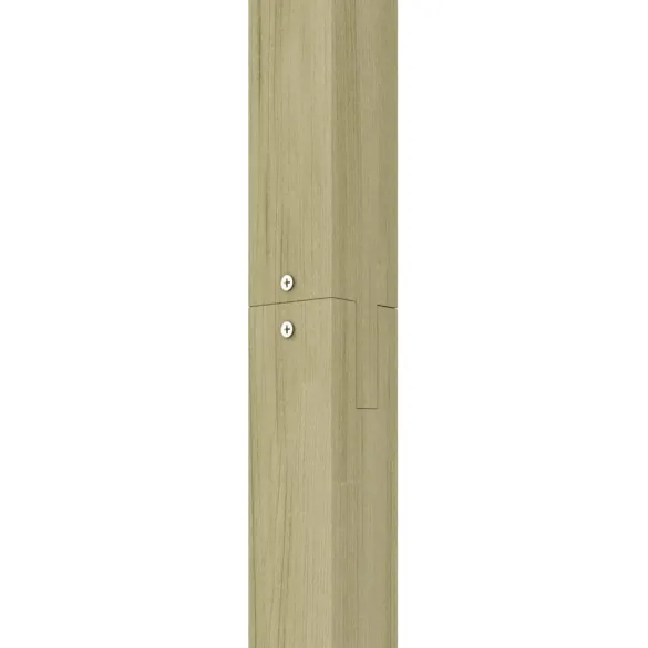 Pergolă Grădină Lemn Natural - 410x40x203 cm | Livrare Gratuită