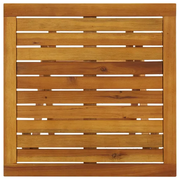 Masă Bistro Lemn Acacia - 46x46 cm - Livrare Gratuită