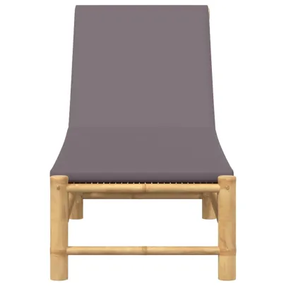 Șezlong Bambus cu Perne - Comfort și Durabilitate