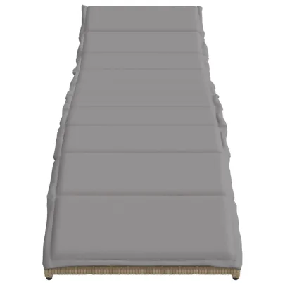 Șezlonguri cu Masă - Set 2 Buc - Bej - Poliratan - Livrare Gratuită