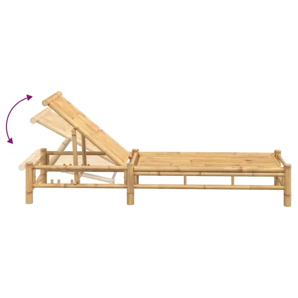 Sezlong Bambus 55x199 cm - Livrare Gratuită