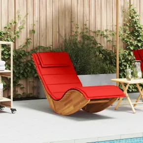 Șezlong Balansoar Lemn Acacia - Relaxare în Grădină