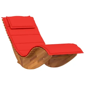 Șezlong Balansoar Lemn Acacia - Relaxare în Grădină 2