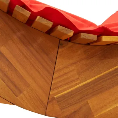 Șezlong Balansoar Lemn Acacia - Relaxare în Grădină