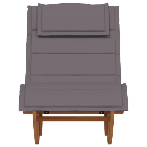 Șezlong Balansoar Lemn Acacia cu Pernă - Livrare Gratuită