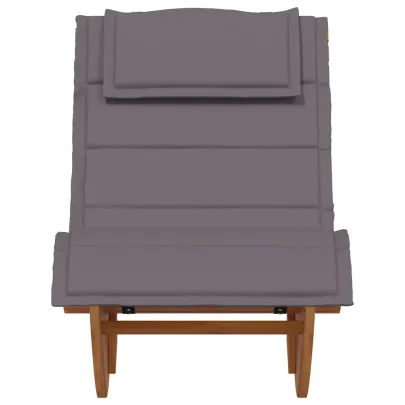 Șezlong Balansoar Lemn Acacia cu Pernă - Livrare Gratuită