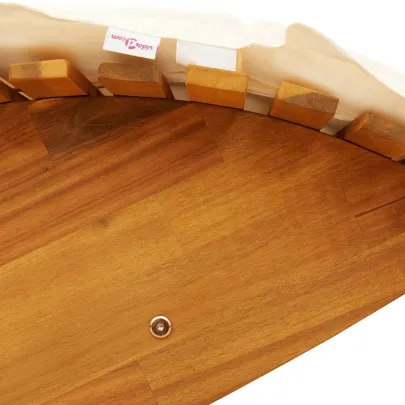 Șezlong Balansoar Lemn Acacia cu Pernă - Livrare Gratuită