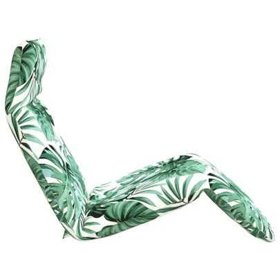 Șezlong Pliabil Oxford cu Model Frunze - Livrare Gratuită