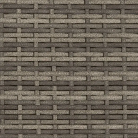 Șezlong Exterior cu Perne - Poliratan Gri - Livrare Gratuită