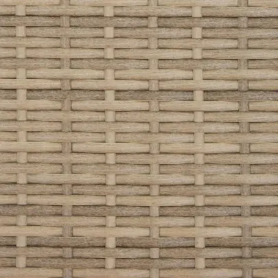 Șezlong cu Baldachin și Perne Bej - Poliratan Rezistent