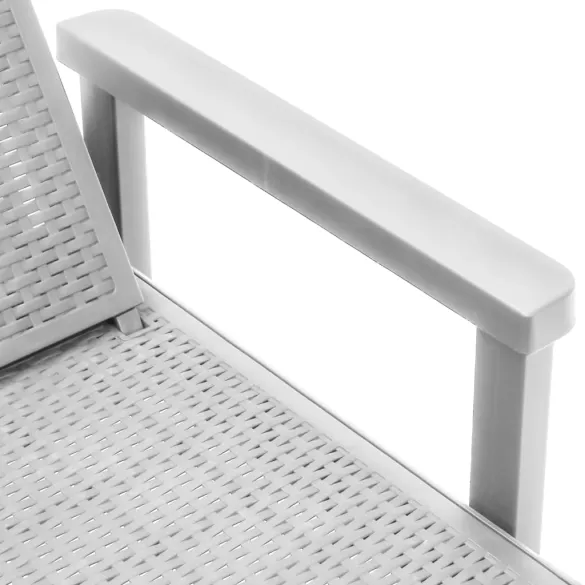 Șezlong Reglabil Exterior 4 Poziții - Livrare Gratuită