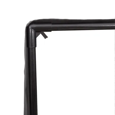 Șezlong Dublu cu Acoperiș și Perdele - Gri Deschis - Poliratan