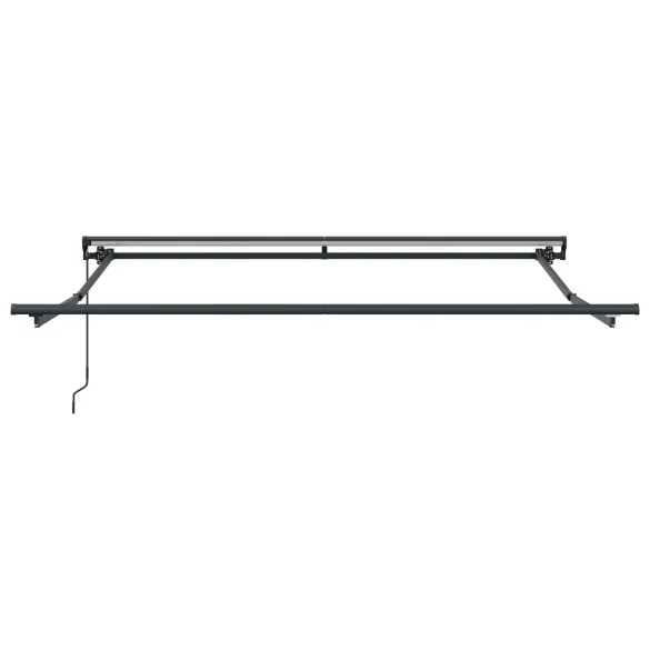 Cortină Retractabilă Manuală Antracit 350x250 cm - Umbră Perfectă