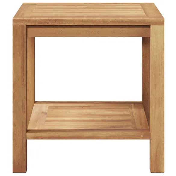 Masă Cafea Lemn Tec - 45x45x45 cm - Livrare Gratuită