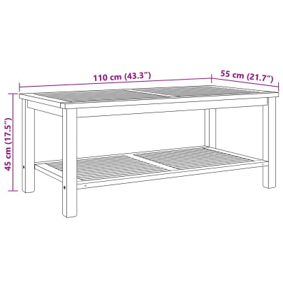 Masă Cafea Lemn Tec pentru Grădină și Terasă - Livrare Gratuită