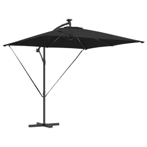 Parasol Banana Negru cu Brațe | Livrare Gratuită 2