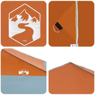 Cort Portocaliu 4x4m - Livrare Gratuită | Comandă Acum