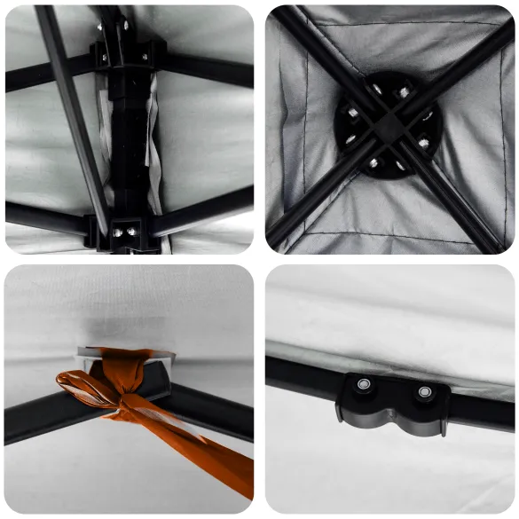 Cort Portocaliu 4x4m - Livrare Gratuită | Comandă Acum