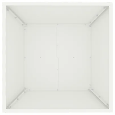 Set 5 Ghiveci Metalic Exterior - Alb | Livrare Gratuita