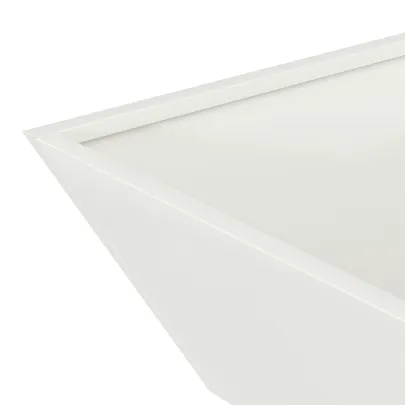 Set 5 Ghiveci Metalic Exterior - Alb | Livrare Gratuita