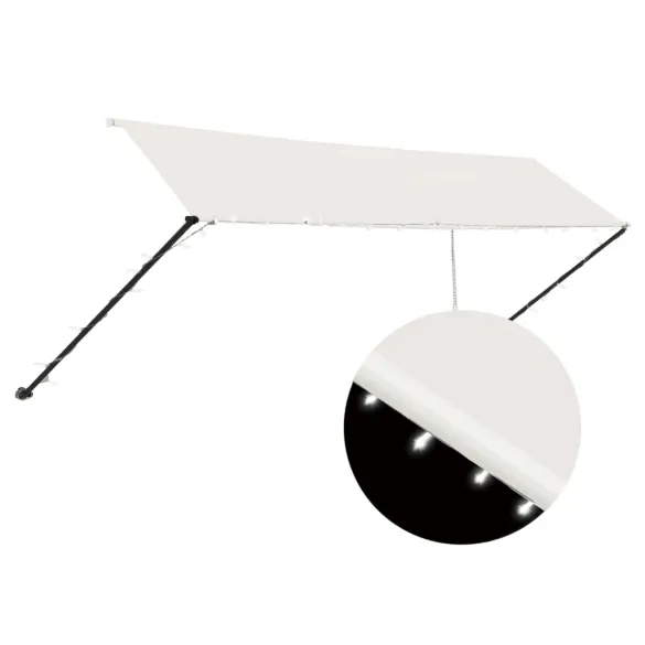 Copertină Retractabilă cu LED Solar - Livrare Gratuită