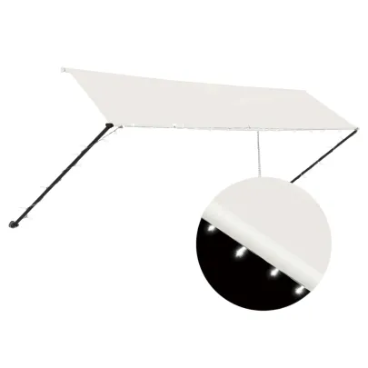 Copertină Retractabilă cu LED Solar - Livrare Gratuită