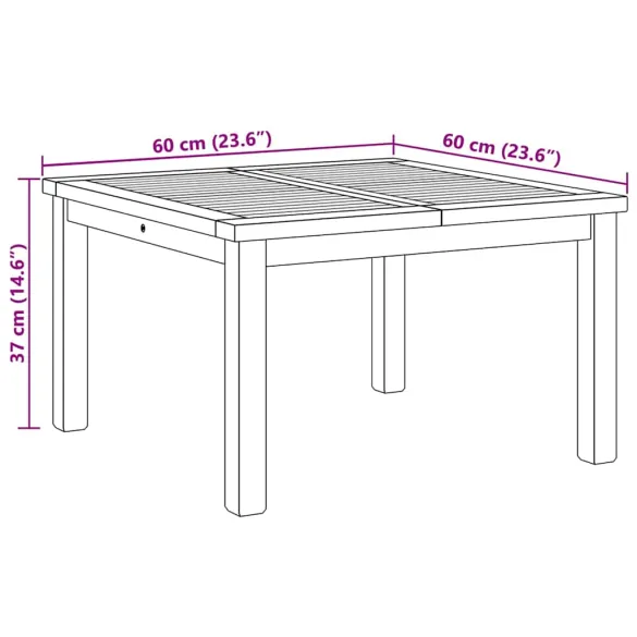 Masă Cafea Lemn Tec | Mobilier Grădină | Livrare Gratuită