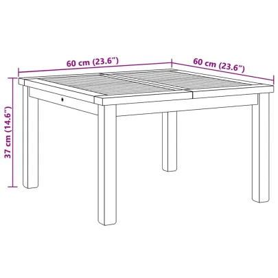 Masă Cafea Lemn Tec | Mobilier Grădină | Livrare Gratuită