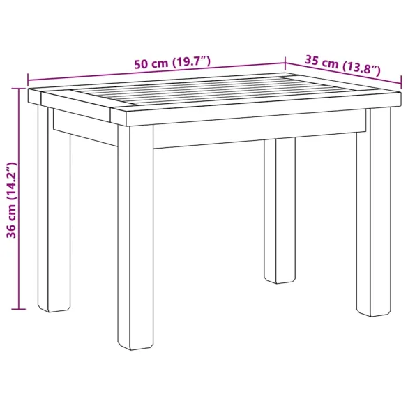 Masă de Cafea Lemn Tec | Mobilier Grădină | Livrare Gratuită