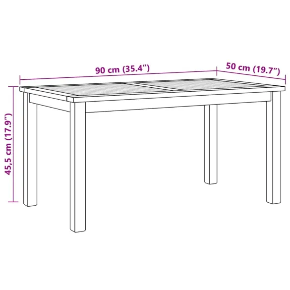 Masă de Cafea Lemn Tec | Mobilier Grădină | Livrare Gratuită