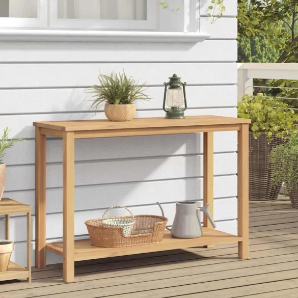 Masă Consolă Exterior Lemn Tec | Livrare Gratuită