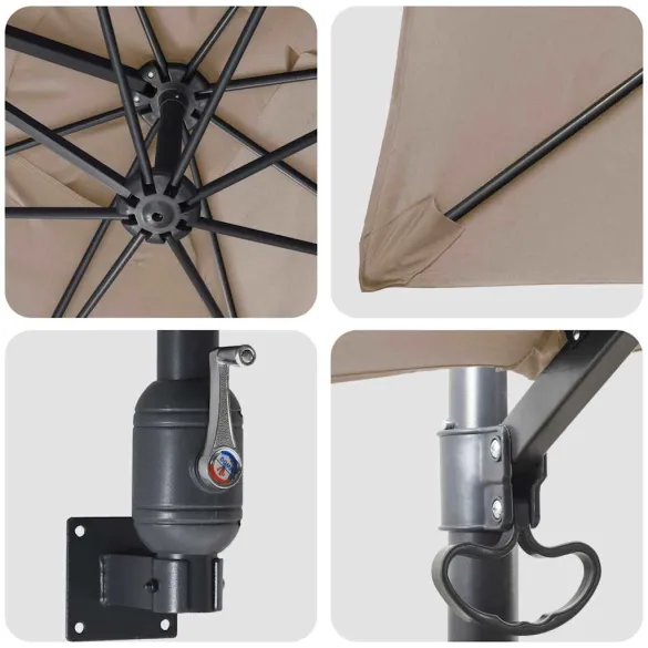 Umbrelă Patio Mare Pliabilă - Protecție UV | Livrare Gratuită