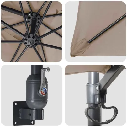 Umbrelă Patio Mare Pliabilă - Protecție UV | Livrare Gratuită