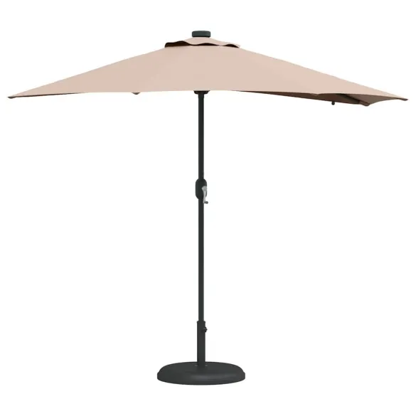 Parasol Grădină cu LED Solar - Livrare Gratuită