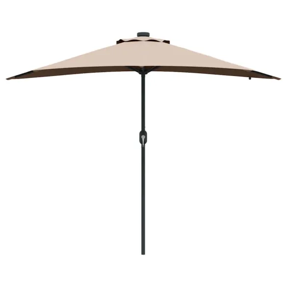 Parasol Grădină cu LED Solar - Livrare Gratuită