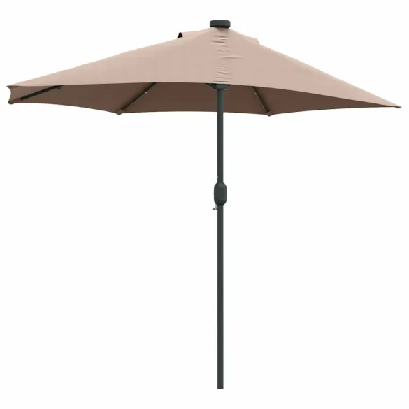 Parasol Grădină cu LED Solar - Livrare Gratuită
