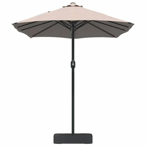 Parasol de Grădină Gri taupe 385x209x244 cm - Livrare Gratuită