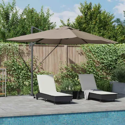 Umbrelă Cantilever Roma cu LED-uri pentru Exterior