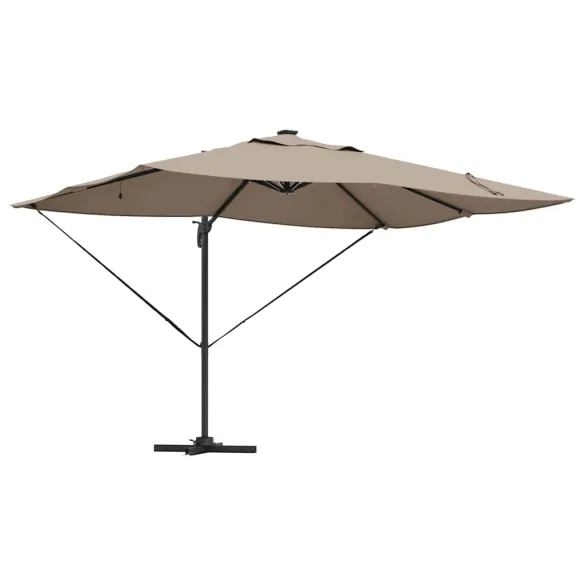 Umbrelă Cantilever Roma cu LED-uri pentru Exterior
