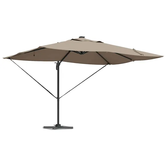 Umbrelă Cantilever Roma cu LED-uri pentru Exterior